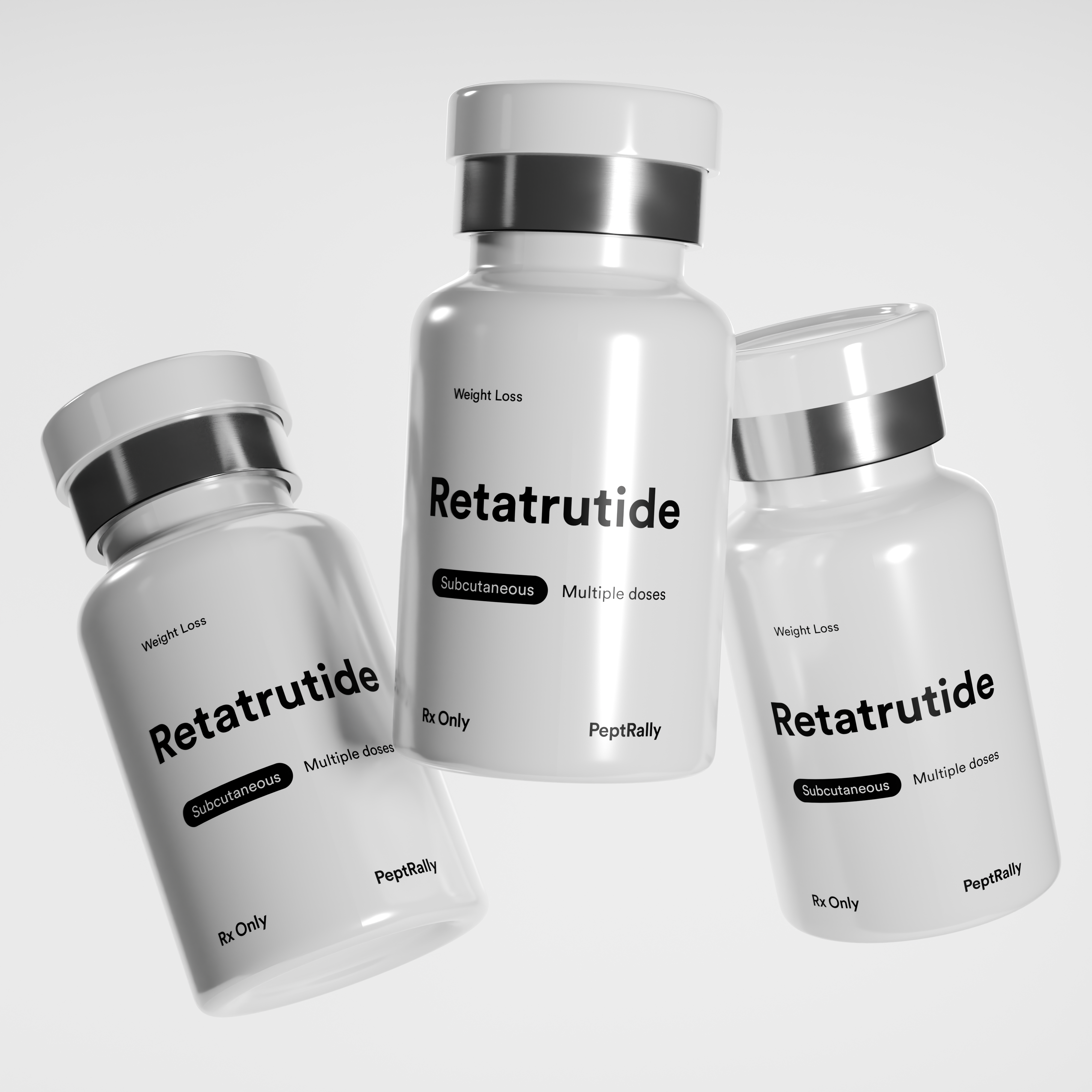 Retatrutide compounded GLP-1 peptide — three-vial pack